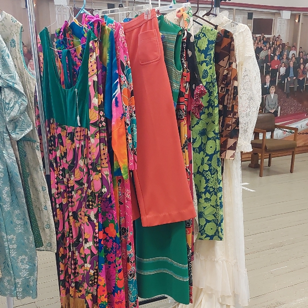 NO BID Funky Vintage FARRIS THEATRE COSTUMES Floral MCM '50's 60's 70's 80's